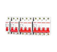 Interruttore automatico Interruttore automatico DZ47 1-4 poli 3A/6A/10A/16A/20A/32A/40A/50A/63A 400V Tipo C Mini interruttore automatico MCB 35mm Montaggio su guida DIN Capacità di interruzione 6KA (