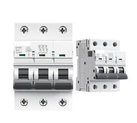Interruttore automatico Interruttore automatico Gym9 3p 6ka Mini interruttore automatico su guida Din 6a 10a 16a 20a 25a 32a 40a 50a 63a AC tipo MCB 400V (Color : 25a, Size : 3 Pole C Curve)
