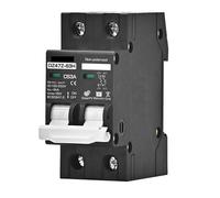 interruttore automatico, Interruttore automatico MCB 2P DC100V 150V 200V 250V 500V 1000V Tensione DC 16A 20A 25A 32A 40A 50A 63A Protezione della batteria del pannello solare(25a,2P DC510 1000V)