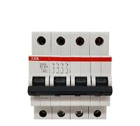 Interruttore automatico Interruttore automatico miniaturizzato S204 4P Tipo D 1A 2A 3A 4A 6A 10A 16A 20A 25A 32A 40A 50A 63A (Color : 4A, Size : 4P)