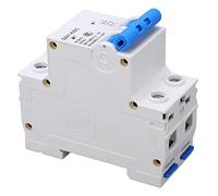 Interruttore automatico Interruttore automatico pneumatico, 2P ad alta efficienza 500 V CC Interruttore automatico miniaturizzato Protezione da cortocircuito con guscio ignifugo for sistema di rete di