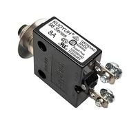 Interruttore automatico Interruttore automatico Serie 98 8A 250 V CA Ripristino manuale Interruttore di protezione da sovraccarico termico Mini interruttore automatico (Color : 10a, Size : With cap