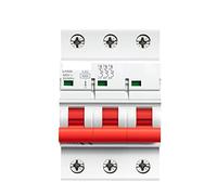 Interruttore automatico Interruttore automatico trifase MCB 6a 10a 16a 20a 25a 32a 40a 50a 63a 220V Mini interruttore automatico curva C (Color : 32a, Size : 3 Pole C Curve)
