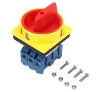 Interruttore Automatico Interruttore Sezionatore Rotativo a 4 Poli, Circuito Interruttore Principale On Off Interruttore Automatico di Carico a 3 Poli Camma a 2 (25A)