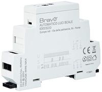 INTERRUTTORE RELE' TEMPORIZZATORE LUCI SCALE AUTOMATICO DA DIN BRAVO 93003220