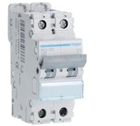 HAGER INTERRUTTORE AUTOMATICO DI COMANDO E PROTEZIONE 2 POLI 25A 6 KA C 2 MODUL