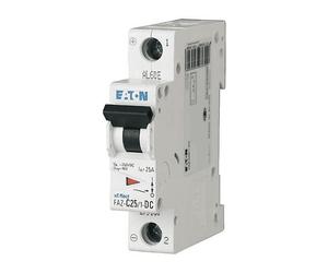 INTERRUTTORE AUTOMATICO MAGNETOTERMICO EATON FAZ-C6/1-DC - Bianco, 80 g, 1.75x4.5x8.0 cm