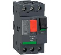 Interruttore automatico magnetotermico GV2ME06C, controllo tramite pulsanti, impostazione corrente 1-1,6 A, potere di interruzione massimo Icu 100 kA