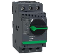 Interruttore automatico magnetotermico GV2PM08C, controllo tramite manopola, corrente di impostazione 2,5-4 A, potere di interruzione massimo Icu 100 kA