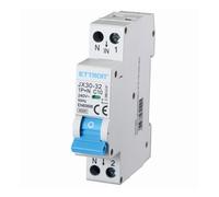 Interruttore automatico magnetotermico modulare 1P+N 10A 6KA 220V Ettroit
