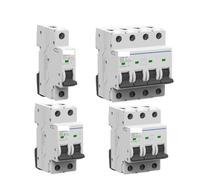 Interruttore Automatico MCB 10KA AC 1P 2P 3P 4P 6A 10A 16A 20A 25A 32A 40A 50A 63A Interruttore Automatico 220V Curva B Curva C(3 Pole C Curve,25A)