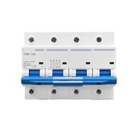 Interruttore automatico MCB 10kA Din Rail TOB1-125 4P 80A 100A 125A 220V/400V AC Interruttore automatico MCB 10kA Interruttore ad alta corrente(125A)