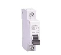 Interruttore automatico MCB 1P 6A/10A/16A/20A/25A/32A/40A/50A/63A DC 250V Energia solare Fotovoltaica PV(50A)