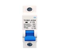 Interruttore automatico MCB 1P AC TOB1-63 tipo C 230/400V~ 50HZ/60HZ 3A 6A 10A 16A 20A 25A 32A 40A 50A 63A(1P 40A)