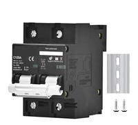 Interruttore automatico MCB 2P 100A 125A 150A DC100V 150V 250V 500V 1000V con curva C, protezione da cortocircuito della batteria del pannello solare(2P DC260-500V,150A)