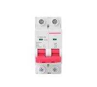 Interruttore automatico MCB 2P 36mm 2 poli montaggio su guida DIN capacità di interruzione 6A/10A/16A/20A/25A/32A/40A/50A/63A(40A)
