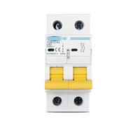 Interruttore automatico MCB 2P DC 600V con fusibile unipolare a corrente continua curva C per fotovoltaico(20A)