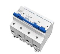 Interruttore automatico MCB 4P 400V AC 80A 100A 125A 35MM Guida DIN Protezione da cortocircuito e sovraccarico 10kA TOB1-125(80A)