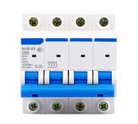 Interruttore Automatico MCB NXB-63 4P 1A 2A 3A 6A 10A 16A 20A 25A 32A 40A 63A 230V 380V NUOVO DZ47(3A)
