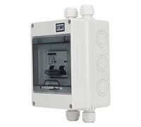 Interruttore automatico Mini interruttore automatico 2P, coperchio trasparente 6?12mm 1000V 80A Interruttore di disconnessione CC multifunzionale Facile da installare for la generazione di energia sol