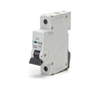 Interruttore automatico miniatura 1P 10A CURVA C, grigio - Protegge circuiti elettrici ed evita sovraccarichi.