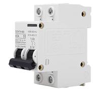 Interruttore Automatico Miniaturizzato 2p 40a, Sezionatore Per Guida Din Cc 12-400 V Ca 90-400 V,protezione Da Sovraccarico E Cortocircuito Per La Distribuzione Domestica Del