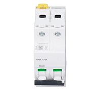 Interruttore Automatico Miniaturizzato 2P Interruttore Automatico Miniaturizzato, Mini Interruttore Automatico 400 V 10 A Isolatore di Corrente Interruttore Automatico A Bassa