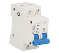 Interruttore automatico miniaturizzato 2P Isolatore corrente residua Montaggio su guida DIN 400 V 32 A DZ4763 C32 con elevato potere di interruzione per uffici ed edifici