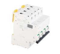 Interruttore automatico miniaturizzato 4P Protezione automatica della corrente Custodia PA66 ignifuga per edifici commerciali Sicurezza elettrica AC 400V (25A)