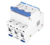 Interruttore automatico miniaturizzato, CA 400 V 6/10/16/20 A MCB a 3 poli, 400 V Pratico DZ47-63 Stabile for sistemi CC Sistema di generazione di energia solare di piccole dimensioni Interruttori ad