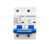 Interruttore automatico miniaturizzato CC 2P 1000V MCB curva C, interruttore per impianto fotovoltaico, di isolamento su guida DIN per(125A)