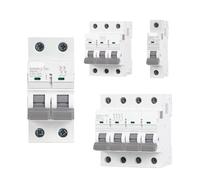 Interruttore Automatico Miniaturizzato CC Non Polare GYM9H-Z 1P 2P 3P 4P 16A-63A 12V-600V, MCB Con Montaggio Su Guida DIN Per Applicazione Inverter Solare Fotovoltaico(2P 25A)