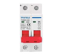 Interruttore automatico miniaturizzato DC MCB 2P 1000V Mini interruttore automatico solare Montaggio su guida DIN Protezione da cortocircuito Sezionatore per impianto solare fotovoltaico (25A)