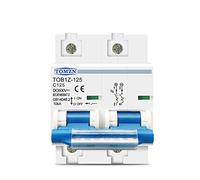 Interruttore automatico miniaturizzato, Interruttore automatico 2P 125A 100A 80A DC MCB 600V for interruttore principale batteria curva C del sistema fotovoltaico