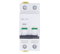 Interruttore Automatico Miniaturizzato Interruttore Automatico 2P Interruttore Automatico Miniaturizzato Interruttore Automatico 2P Isolatore Corrente Residua 2P Guida DIN