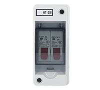 Interruttore automatico miniaturizzato Interruttore automatico differenziale a 2 poli con scatola di distribuzione impermeabile 230 V 400 V Plastica ignifuga per protezione