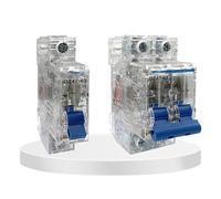 Interruttore automatico miniaturizzato, Interruttore unipolare a bassa tensione con guscio trasparente da 6 Ka MCB. Interruttore automatico miniaturizzato a bassa tensione.(50a,3P)
