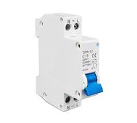 Interruttore automatico miniaturizzato MCB 1P+N TPN da 18 mm, 6 A, 10 A, 16 A, 20 A, 25 A, 32 A, montaggio su guida DIN, interruttore pneumatico domestico in miniatura(25A)