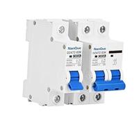 Interruttore automatico miniaturizzato, Mini interruttore automatico CC 1P-4P 250V-1000V 6A-125A del pannello solare for il sistema fotovoltaico(80a,2P DC500V)