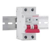 Interruttore Automatico Miniaturizzato YCB9-80DM 2P DC MCB 6kA 500V 16A 20A 25A 32A 40A 50A Protezione Di Sicurezza DC(32A)