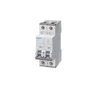 Interruttore automatico modulare siemens curva c 8 a 2p 400 v 6 ka per protezion