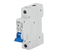 Interruttore automatico monofase 1P B 16A, protegge circuiti elettrici e previene sovraccarichi e cortocircuiti. Ideale per abitazioni e uffici.