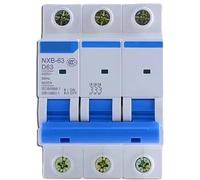 Interruttore automatico NXB-63 400V 50HZ 1/2/3A/6A/10/16/20/25/32/40/50/63A(3P,16A)