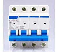 Interruttore automatico NXB-63 4P AC 230/400V Protezione di potenza C6 10 16 20 25 32 40 50 63A Cut-Out DZ47 Interruttore pneumatico stile C 1 pz(1A)