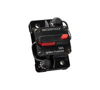 Interruttore Automatico per auto,50A Interruttore di Ripristino Circuito,DC 12-48V Interruttore di Circuito Automatico Impermeabile con Ripristino Manuale per Marino RV Trailer Bus Audio Stereo