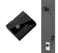 Interruttore automatico per la privacy della telecamera di sicurezza per interni Blink Mini 2/Mini, rilevazione Home/Away basata su smartphone, off at home/off, senza app offline Privacy Protect (nero