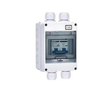 Interruttore automatico PV DC 12V 24V 500V Inverter for batterie solari 2P MCB 16A 40A 63A 100A 125A con custodia impermeabile IP65(DC500V,32A)