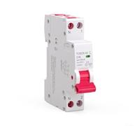 Interruttore automatico RCBO, 230 V 1P+N Corrente residua Tipo A C-Curve Interruttore di protezione da sovraccarico (40A)