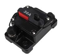 Interruttore automatico reset in linea 12 V, 30 A, 40 A, 60 A, per sistema audio video auto, custodia impermeabile con pulsante di ripristino manuale e funzione (30 A)