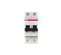 Interruttore magnetotermico ABB 2P 32A 6KA C 2M S202 S466202